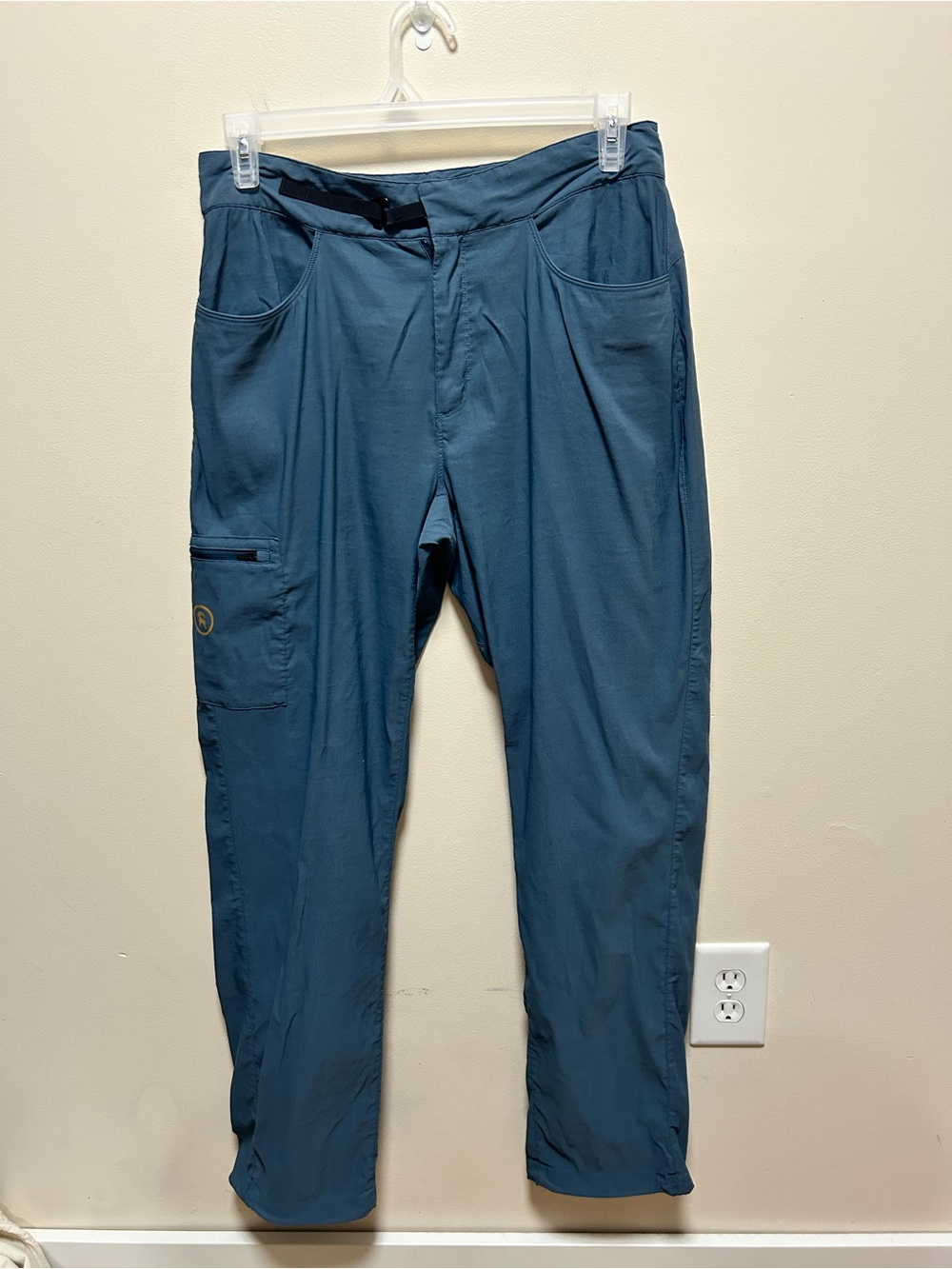 Backcountry Mens Mantle Climbing Pants Blue Performance Hiking Outdoor 34
